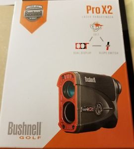 ~NEW IN BOX~ Bushnell PRO X2 Laser Rangefinder W/ Jolt And Slope Switch