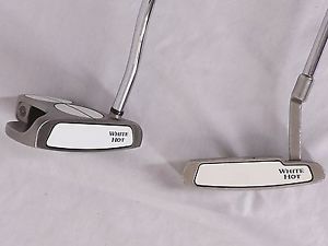 2 Odyssey White Hot Putters, 46" Long 2-Ball Lined & 33" #1 Golf Clubs Fill Tour
