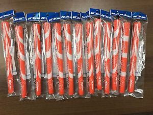 NEW Iomic Sticky Opus 3 Orange/White/Orange Cap Grips (Set of 13) image 1