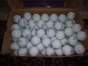 100 CALLAWAY SR3 GOLF BALLS, BASICALLY BRAND NEW, HIT ONCE BY HENRIK STENSON