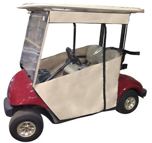 Yamaha Drive(G29) - Sunbrella Track Golf Cart Enclosure. Includes Solid Valance!