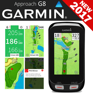 "NEW 2017" GARMIN APPROACH® G8 NO FEES GOLF GPS + FULL UK WARRANTY +FREE GIFTS