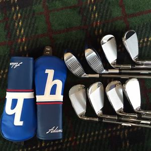 2015 Adams Blue Combo 3,4 Hyb Blue GR REG, 5-PW Dyanlite 85g STEEL REG, MINT!!