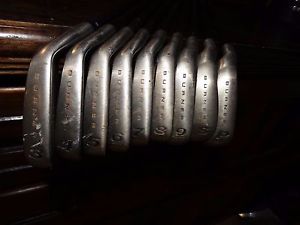 18690 ~ 9 PIECE TAYLOR MADE OVERSIZE BURNER CLUB IRON SET GRAPHITE BUBBLE SHAFTS