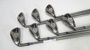-LH- CALLAWAY 2015 BIG BERTHA IRONS (6-PW,AW,SW) w/ UST Recoil SENIORS Flex
