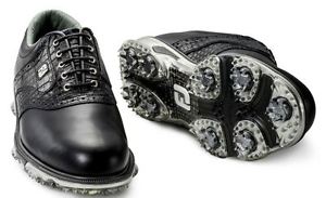 ** NEW 2017 ** FootJoy DryJoy Tour Golf Shoes - Black / Croc