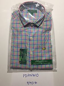 2017 Augusta Peter Millar Masters Golf Button Down S Fathers Day!!! Fast Ship
