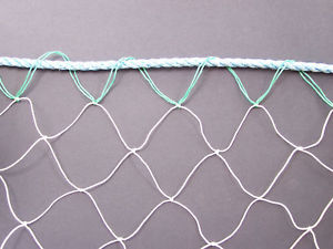 100' x 25' General Sports Nylon Netting  5/16" Top & Bottom Rope Border  2"  #9