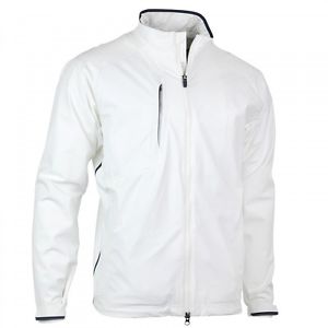 Zero Restriction Gore-Tex Waterproof Stealth Full Zip Jacket Lg(White/Navy)