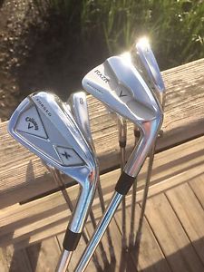 ☀️ Tour Issue Callaway X-Forged Razr MB Combo Iron Set 3-PW MC +4 Proj X 6.5