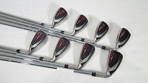 CALLAWAY RAZR X HL IRONS (4-PW,AW) - Steel UNIFLEX Shafts image 1
