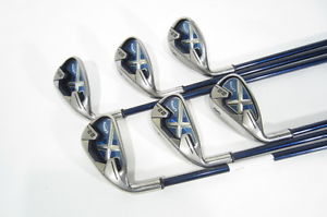 -LH- Ladies CALLAWAY X-22 IRONS (6-PW,SW) IRON SET w/Graphite WOMENS Flex Shafts