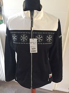 BOGNER Damen Jacke Gr. L, Farbe schwarz mit Muster