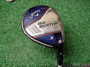 Very Nice 2014 Callaway Big Bertha 15 degree 3 Wood Fubuki Z 65 X5ct Stiff