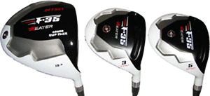 +2" Heater F-35 Offset Slice Stopper 10.5 Driver, 3, 5 Graphite Stiff Wood Set