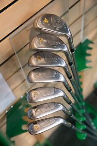 "MINT" Cleveland Hi Bore Iron Golf Set 4-5-6 Hybrid 7-PW (7 pcs) MLH Steel Reg