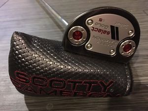 *WOW* SCOTTY CAMERON GOLO SELECT S5 BLACK CENTER SHAFT PUTTER + GOLO HEADCOVER