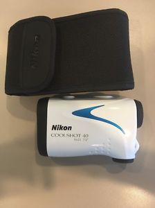 NIKON COOLSHOT 40 6X21 7.5 LASER RANGEFINDER 16201 WHITE/BLUE